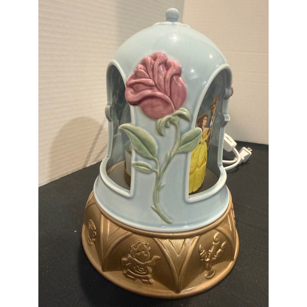 Scentsy Disney Beauty & the Beast Ceramic Electric Wax Warmer Gold Base - Picture 5 of 15
